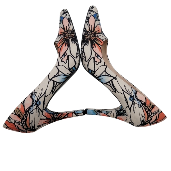 Nine West Women's Floral High Heel Shoes - Picture 7 of 17